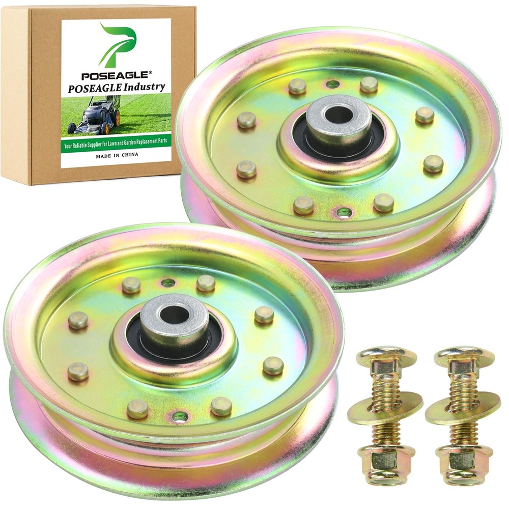 POSEAGLE 2 Pack 175820 Idler Pulley Replaces A10 2×175820, 2×175820
