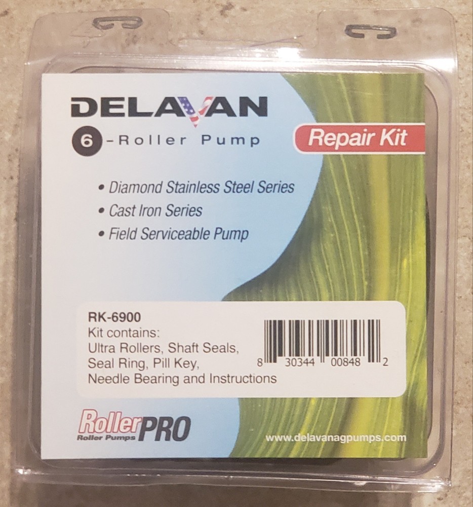 DELAVAN Universal 6 ROLLER Delavan and Hypro Pump Repair Kit RK-6900.