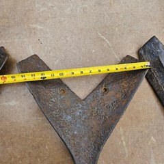 3 Vintage Tractor Plow Tooth Antique Farm Implement Art Farmhouse ( SYRACUSE )