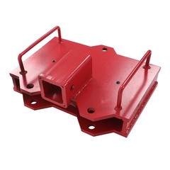 2 inch Forklift Hitch Adapter Tow Hitch Attachment Adapter for Dual Pallet Forks