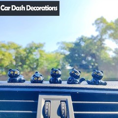 Cute Cats Car Dshboard Decorations, Funny Cat Playing Ornaments Rear View Mirro