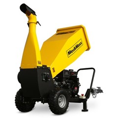 MechMaxx 5 inch 420cc 15hp Gas Powered Drum Wood Chipper With Towbar, PGS1500