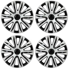15 Inch Wheel Cover Hubcaps Set of 4 Rim Protectors Modern Stylish Exterior Cap