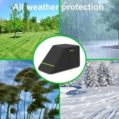 Skid Steer Loader Cover, Heavy Duty 600D Waterproof Oxford Cloth Skid Steer C…