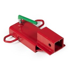 Titan Attachments Clamp On Forklift 2″ Hitch Receiver, Single Pallet Fork Blade