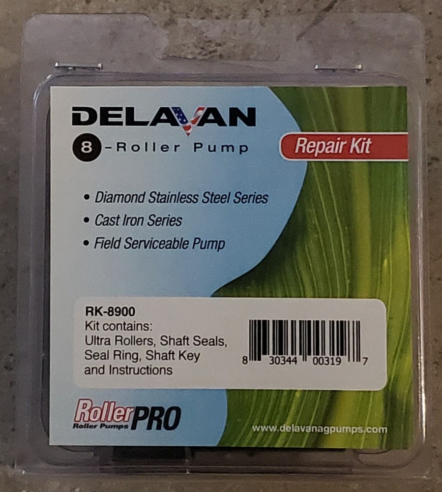 DELAVAN Universal 8 ROLLER Delavan and Hypro Pump Repair Kit RK-8900.