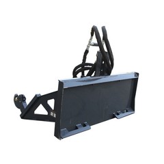 Wolverine 3-Point Hitch PTO Adapter Plate Hydraulic Skid Steer Attachment Bobcat