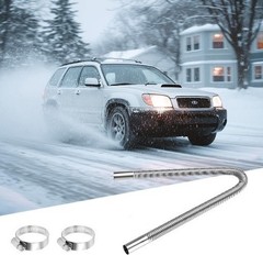 1 Inch Stainless Steel Exhaust Hose, 60CM/23.6 Inch Flexible Size: 23.6in/60cm