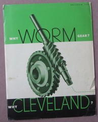 1956 Advertising Booklet * Why Cleveland Worm Gear * Cleveland Story w Letter