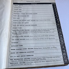 GM Maintenance and Parks Book Model 2003 Series 71 Diesel Engine Parts Catalog