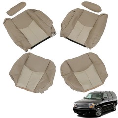 6Pcs Tan Bottom Top Seat Cover Front Driver Passenger Replacement 2003-2006