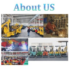 1.4Ton Mini Excavator KUBOTA Diesel Engine with Auger Drill Tracked Diggers USA