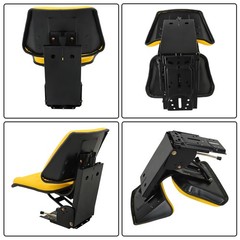 Yellow Fit For John Deere 5200 5210 5300 5310 5400 5410 Tractor Suspension Seat