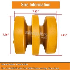 BOTTOM ROLLER TRACK ROLLER FIT CATERPILLAR CAT 289D UNDERCARRIAGE YELLOW.