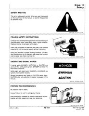 John Deere 2BV, 5E, 2LS, 110G,210G,240G,260G, Trimmer 113 Clipper Service Manual