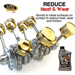 SUPERKOTE 2000 Super Lubricant Heavy Duty Anti Friction Engine Treatment 1Q
