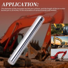 45mm x 18″ For Case/John/Deere/Yanmar/Kubota/Takeuchi Excavator Bucket Pin Kit