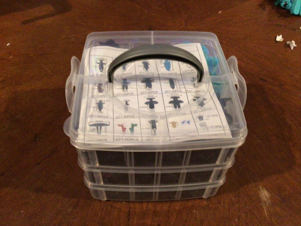 680Pcs Car Retainer Clips Set – For Auto Repairs & Fastening