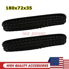 2 Sets For JCB 8008CTS Rubber Track – 180x72x35 – Cross Application Tread