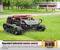 27HP Robot lawn mower sale！ Remote Control Lawn Mower 65° Climbing Free shipping