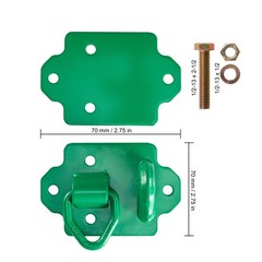 3/8″ Tractor Bucket Hooks Grade 70 Steel Grab Hooks 12,000 lbs for RV UTV