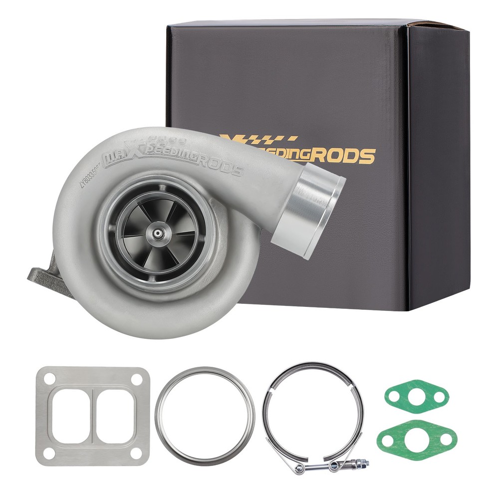 GT45 T4 V-Band 1.05 A/R 88MM Turbo Charger 600+ HP for 4.0-6.0L Racing Engine