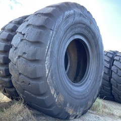 37.5R39 Goodyear OTR Tire E-3 RL3J RL-3J 2-Star Used 24/32 2-Tread Sections