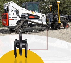 Front Idler Tensioner Wheel for Bobcat 6732902, 6693237 Compact Track Loaders