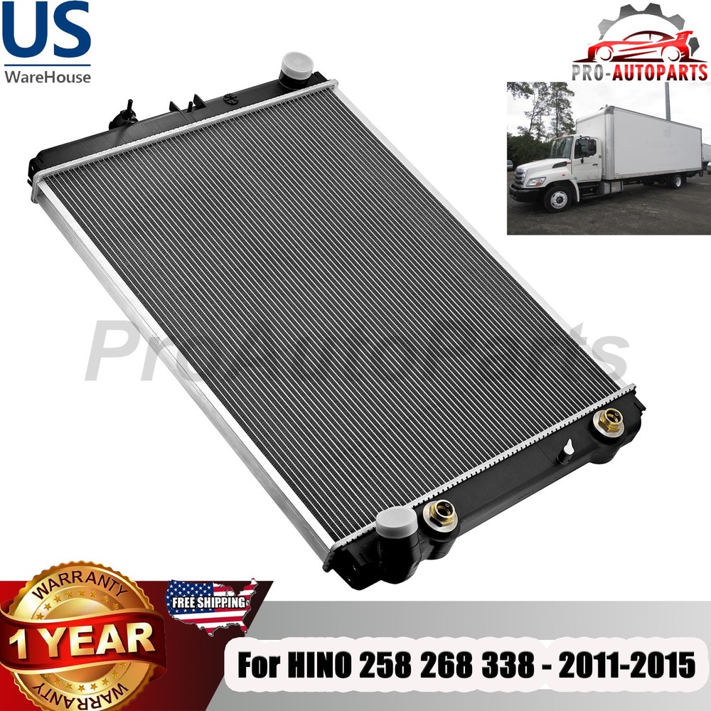 NEW Radiator For HINO 258, 268, 338 2011-2015 16400E0E31 1640E0E30 16400E0810