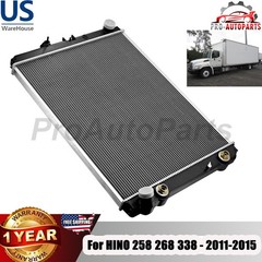 NEW Radiator For HINO 258, 268, 338 2011-2015 16400E0E31 1640E0E30 16400E0810