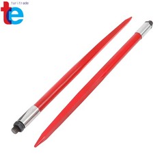 39″ Hay Bale Spear 3000lbs Capacity Bale Spike Quick Attach Tractors Loader 2Pcs