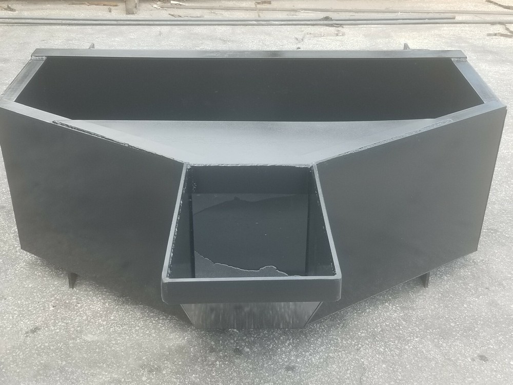 SKID STEER 1 YARD POUR TYPE CONCRETE BUCKET – HOPPER – CEMENT BUCKET