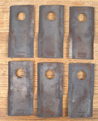 LOT of 24 NOS Genuine New Holland 766726 Blades Made in West Germany
