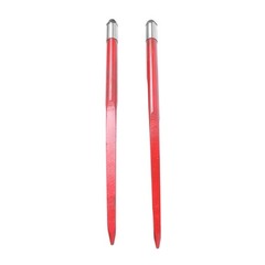 2 Pack Hay Bale Spear 43″ 3000 lbs Capacity Spike Fork Fits For Tractors Loaders