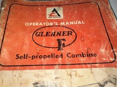 Allis-Chalmers Gleaner “F” Self-propelled Combine Operator’s Manual