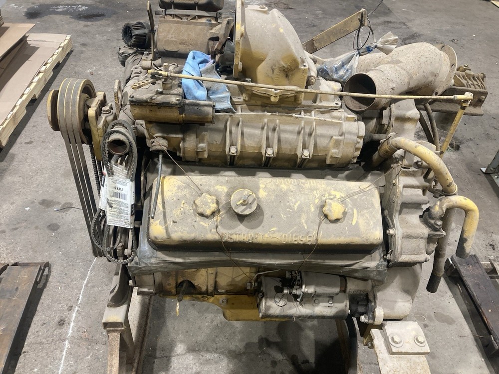 8v71 Detroit Diesel General Motors Engine Incomplete For Parts