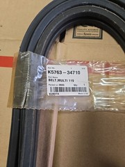 Kubota V-Belt K5763-34712 BELT, MULTI 119 (V) 1 Rib Kubota bx2380 Tractor