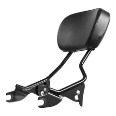 Detachable Motorcycle Passenger Backrest, Compatible with Harley-Davidson Tourin