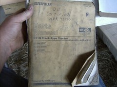 CAT D11N TRACK TRACTOR PARTS MANUAL SEBP2169-05 BAD COVER