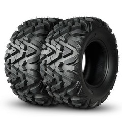 Set of 2 26×11-14 ATV UTV All Terrain Tires 6-Ply Tubeless Mud Sand Off-Road