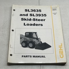 Gehl SL3635 SL3935 Skid Steer Loaders Parts Manual Rev D 9-2004