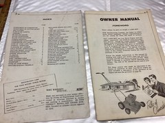 1955 Lawn-Boy Owners Manual Model C10 Iron Horse Engine 18” & 20”