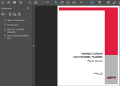 CASE IH 350 STEIGER TRACTOR MANUAL OPERATORS SERVICE SHOP ENGINE REPAIR PDF USB