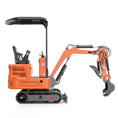 mini excavator1ton, 13.5 hp, hydraulic grab | Pilot control/B&S engine, EPA