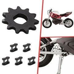 11T Teeth 25H Chain Motor Sprocket with Master Links Replacement fo Style: 11T