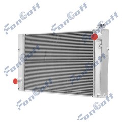4 Row 70mm Aluminum Radiator for Case New Holland Skidsteer #47946380,47362351