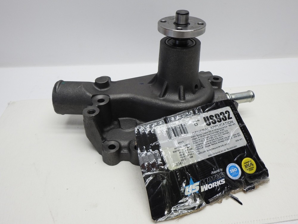 US Motor Works Engine Water Pump US932 1978-1982 Ford Bronco – BULK NEW!