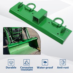Bolt-on Grab Hooks, D Rings,2″ Receiver all-in-one For John Deere Tractor