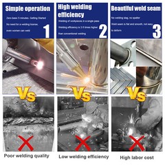 1500W 4in1 Raycus Handheld Laser Welder Laser Welding Cutting Cleaning Machine