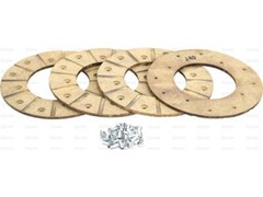 MyTractor Brake Lining Kit Disc OD 165mm. ID 88mm, Thickness : 4.7mm, Supplied W
